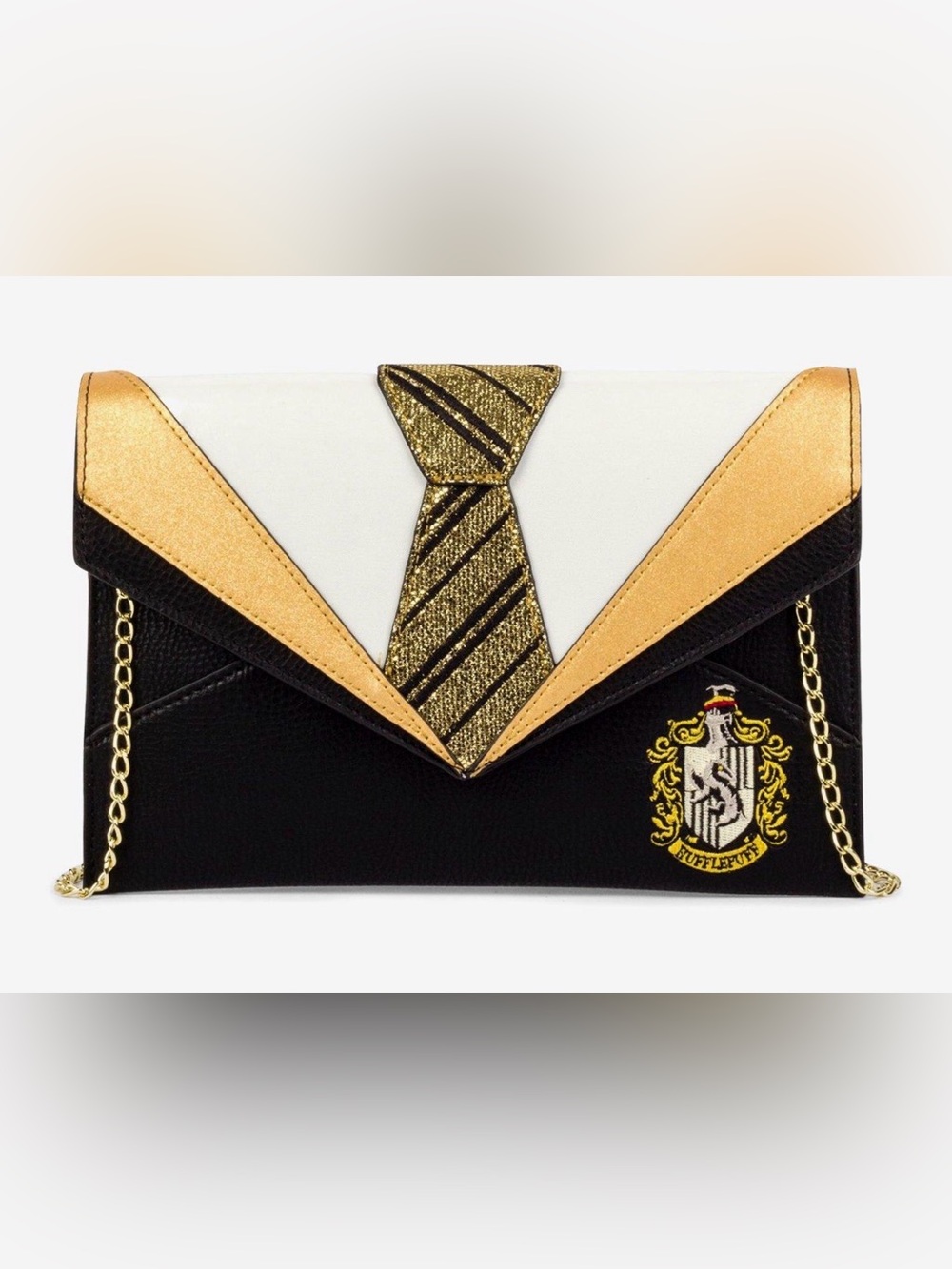 Danielle Nicole Harry Potter Hufflepuff house envelope crossbody bag